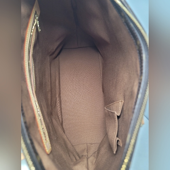 Louis Vuitton Cabas Mezzo Monogram Canvas Leather Shoulder Bag Authentic AR1919 - Picture 10 of 12